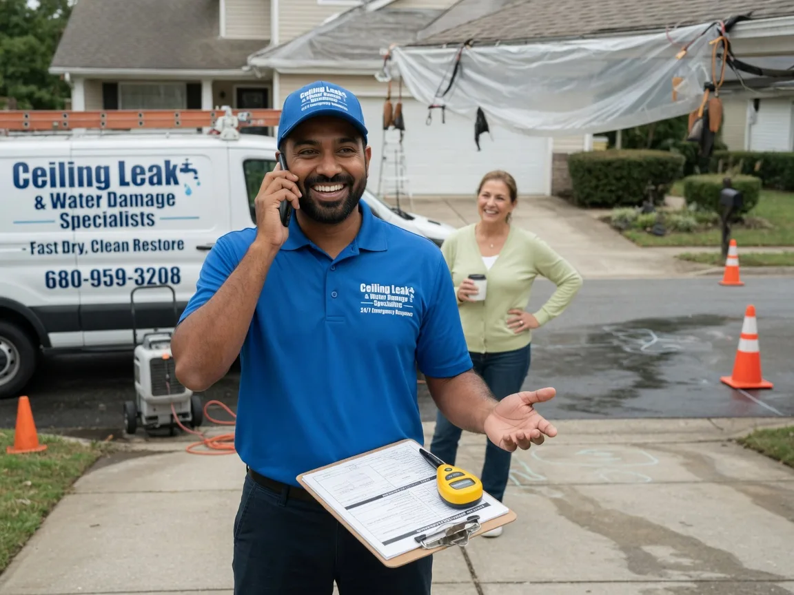 Ceiling Leak Cleanup Leeds, ND FAQs